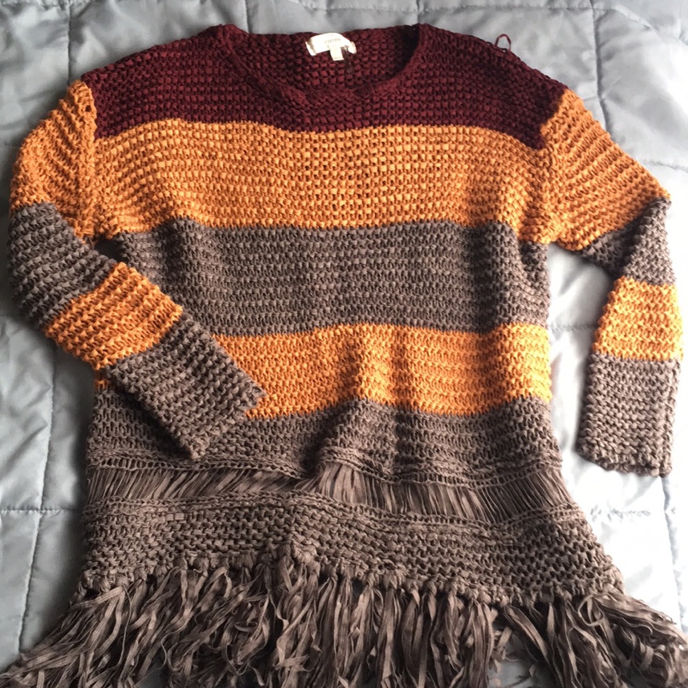 Entro Fringe Sweater